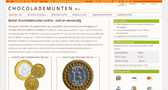 Desktop Screenshot of chocolademunten.nl