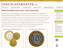 Tablet Screenshot of chocolademunten.nl